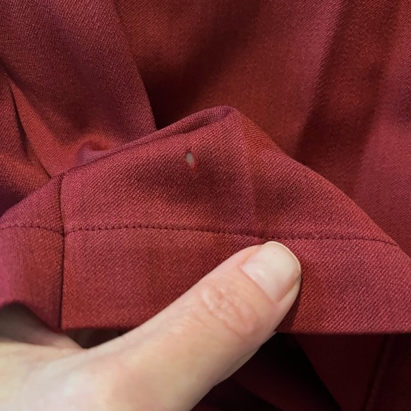 Christian Dior Sport Skirt Womens Small Red Scarlet Midi Wide Leg Culotte Shorts - Picture 15 of 15